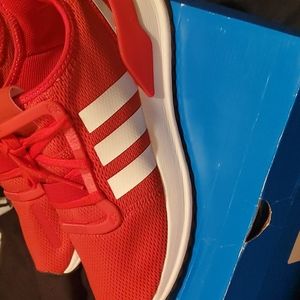 Practically brand new wore once.  They are roomy and comfortable.